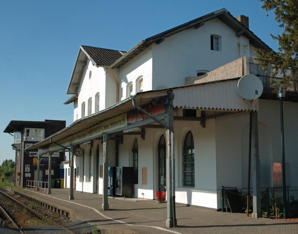 Der alte Bahnhof in Weeze